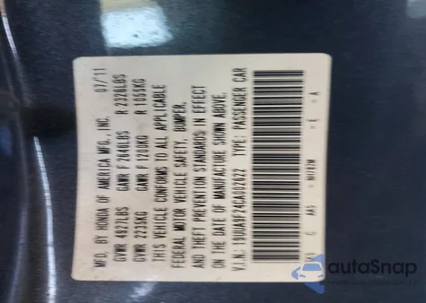 2012 Acura Tl z USA, uszkodzony, nr VIN 19UUA9F24CA002622